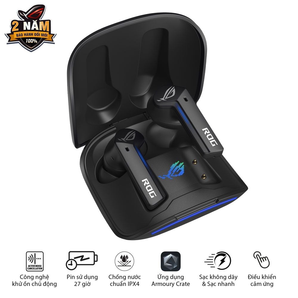 Tai nghe Asus ROG Cetra True Wireless - Ảnh 2