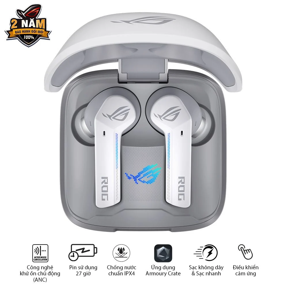 Tai nghe Asus ROG Cetra True Wireless - Ảnh 4