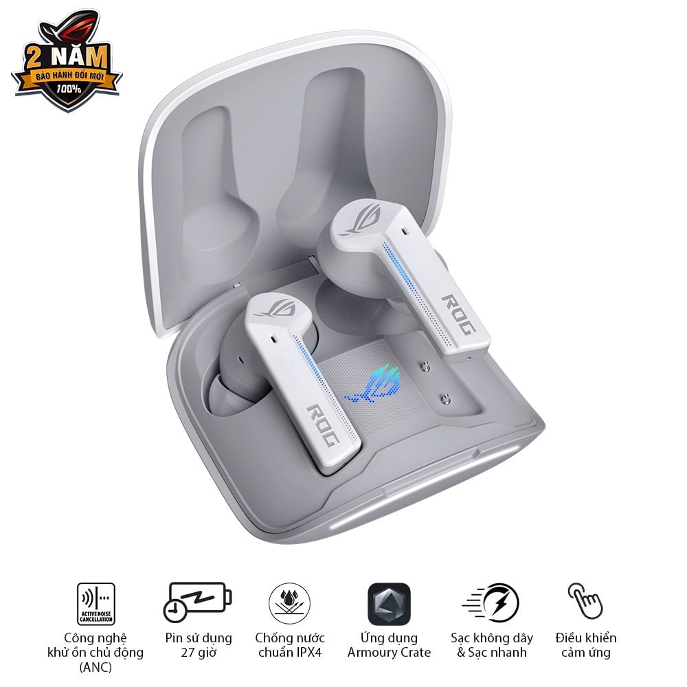 Tai nghe Asus ROG Cetra True Wireless - Ảnh 5