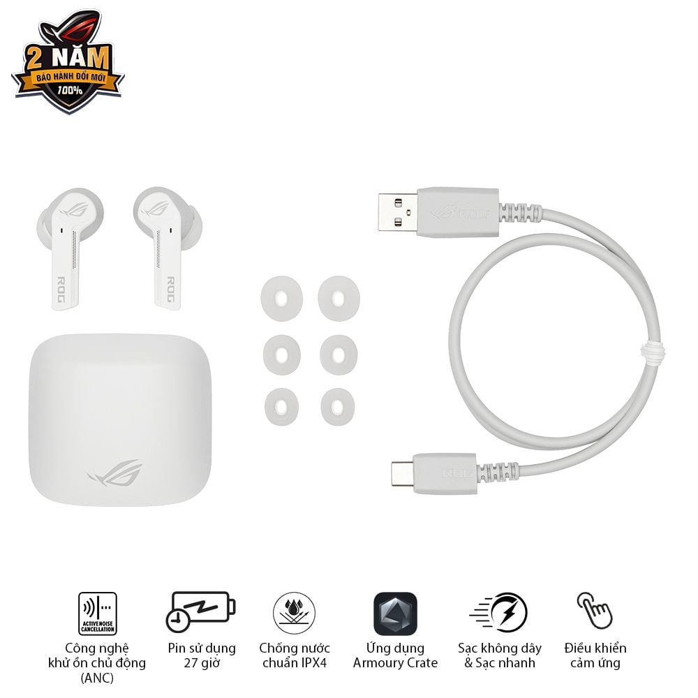 Tai nghe Asus ROG Cetra True Wireless - Ảnh 6