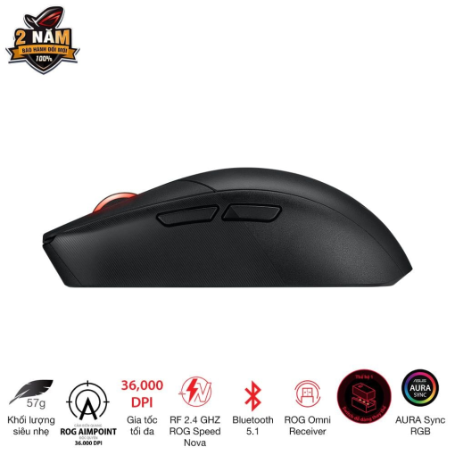 Chuột ASUS ROG Strix Impact III Wireless - Ảnh 3