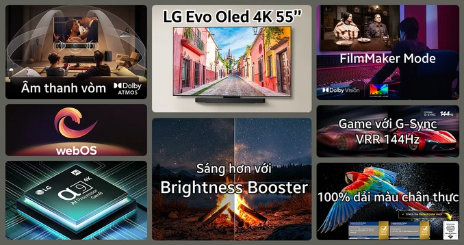 Smart Tivi LG Evo Oled 4K 55 inch 2025 (55C5PSA) - Ảnh 6