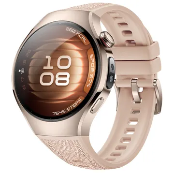 Đồng hồ thông minh Huawei Watch 5 42mm Thép Lưng Gốm Vàng - Ảnh 4