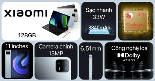 Xiaomi Pad 6 6GB 128GB - Chỉ có tại CellphoneS - Ảnh 6
