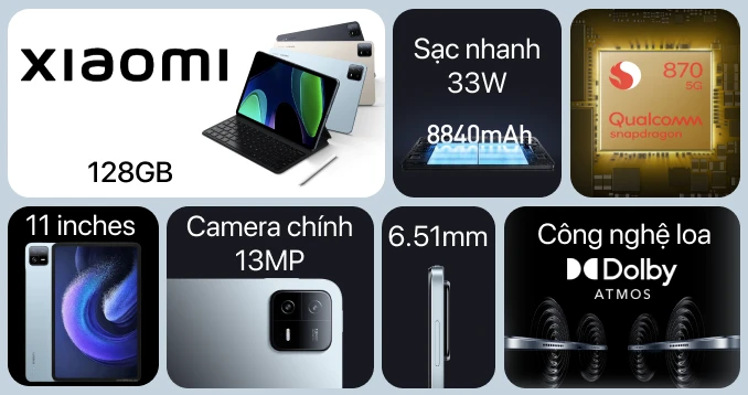 Xiaomi Pad 6 6GB 128GB - Chỉ có tại CellphoneS - Ảnh 5